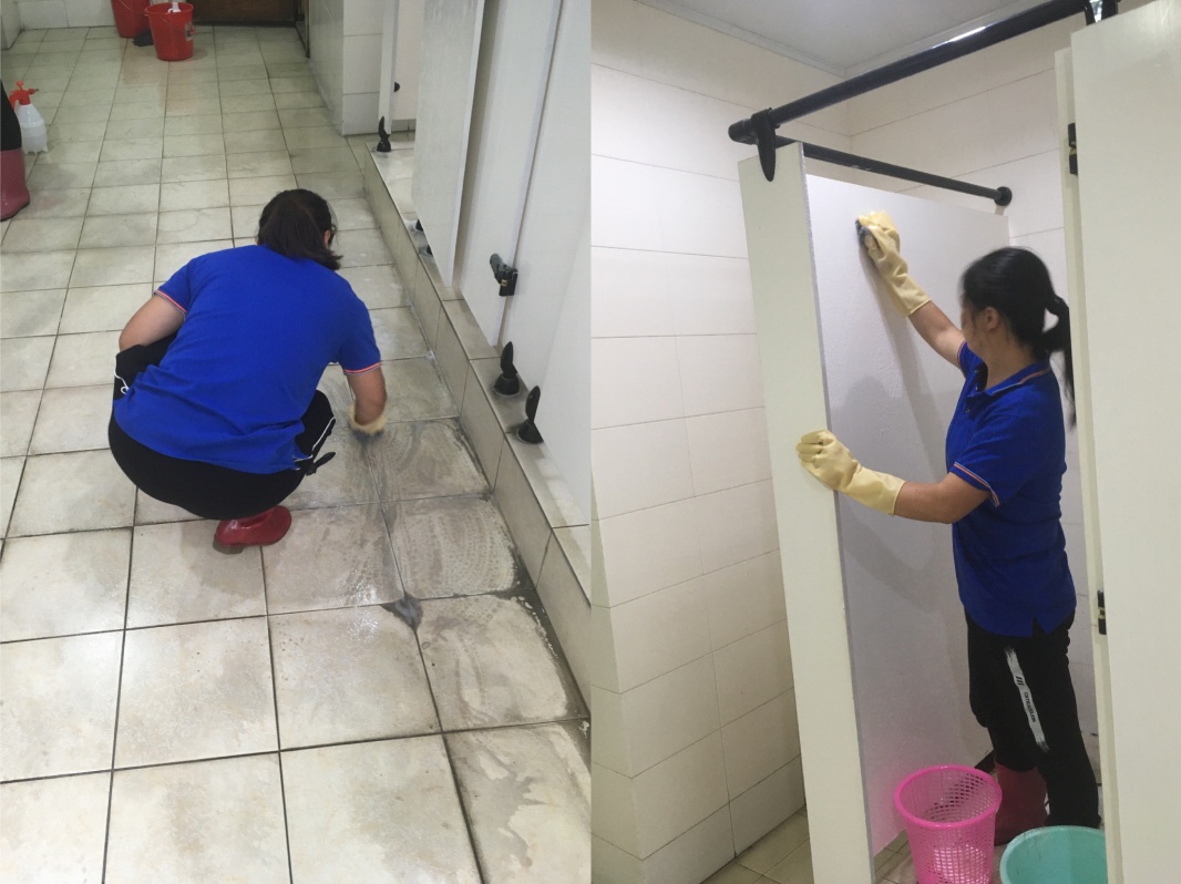 "青科會(huì)"保潔系列之地面清洗-溫州大學(xué)發(fā)展