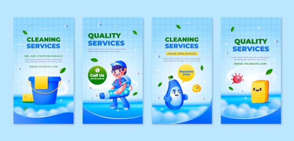 梯度清潔服務 在Instagram故事中打造視覺吸引力與客戶信任